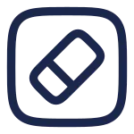 Eraser Square SVG Icon